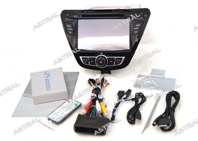 วิทยุรถยนต์ Hyundai DVD Player Elantra 2014 Android ระบบนำทาง GPS พร้อม RDS DVR