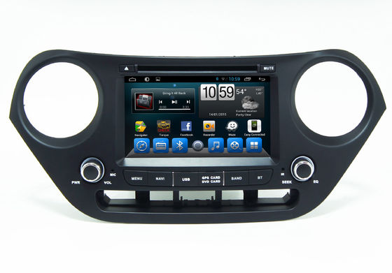 ประเทศจีน Quad Core Car GPS Navigation System Hyundai I10 Android Player ผู้ผลิต