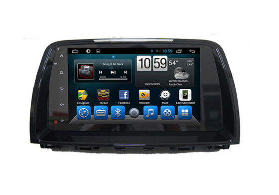 ประเทศจีน Android 2 Din Car Dvd Car Gps Navigation For Mazda 6 Quad Core RDS Radio ผู้ผลิต