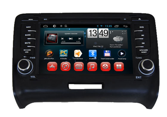 ประเทศจีน Audi TT Auto Radio 7 Inch In Dash Car Navigation Systems Android Quad Core ผู้ผลิต