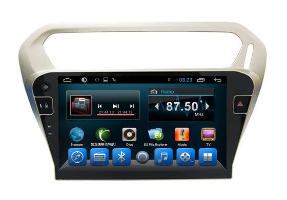 ประเทศจีน Quad Core Car Dvd Player Peugeot Navigation System 301 Kitkat Systems ผู้ผลิต
