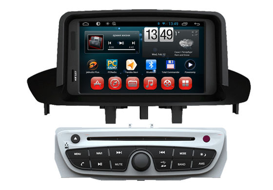 ประเทศจีน Android 4.4 OS GPS Radio Tv Double Din Car DVD Player For  Megane 2014 ผู้ผลิต