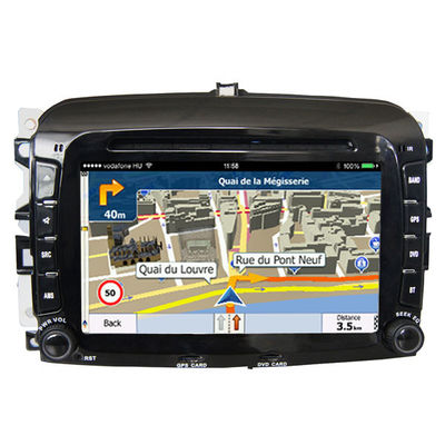 ประเทศจีน Double Din FIAT Navigation System High Resolution With Capacitive Touch Panel ผู้ผลิต