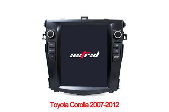 ประเทศจีน 9.7 นิ้ว Toyota Corolla หน้าจอแนวตั้ง 2012 Din เดียวในระบบนำทาง Dash พร้อมลิงค์กระจก ผู้ผลิต
