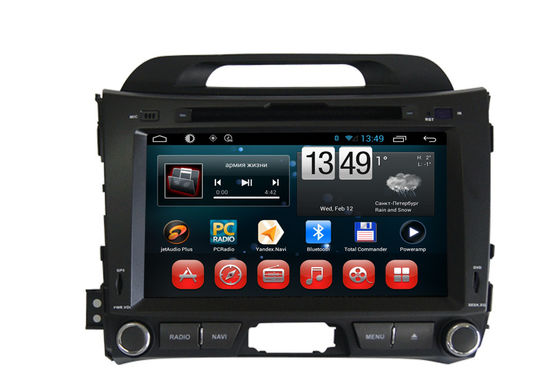 ประเทศจีน Kia Sportage R เครื่องเล่นดีวีดีรถยนต์มัลติมิเดียมัลติมีเดียนำร่อง Dual Zone BT TV iPod 3G WIFI ผู้ผลิต