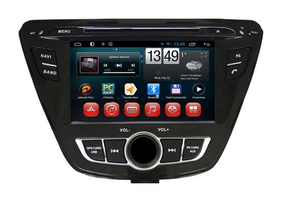 ประเทศจีน เครื่องเสียงรถยนต์ในรถยนต์ของฮอนด้าไดรฟ์ดีวีดี Elantra 2014 GPS iPod SWC Input กล้อง ผู้ผลิต