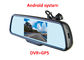 5 inch Rear view mirror monitor with DVR and GPS Navigation with Android os system ผู้ผลิต