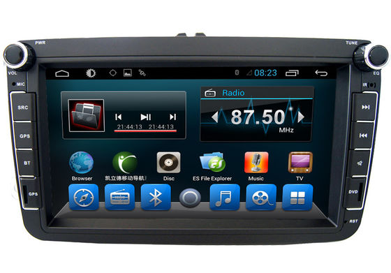 ประเทศจีน Black Volkswagen Deckless 8 Inch Car GPS Navigation Android AST - 8087 ผู้ผลิต