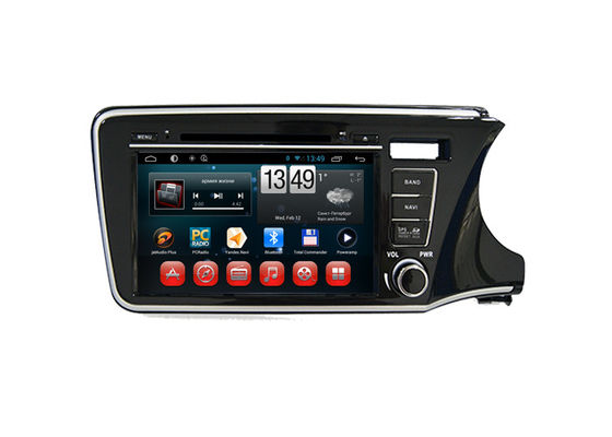 ประเทศจีน Android Radio Bluetooth Dvd Player Honda Navigation System for City 2014 Right Hand ผู้ผลิต