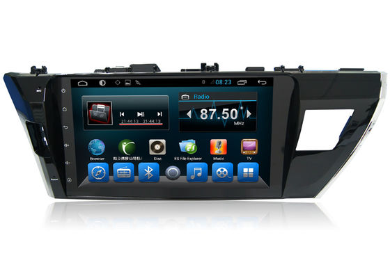 ประเทศจีน 10 Inch TOYOTA GPS Navigation Car Central Multimedia Toyota Corolla 2014 Asia ผู้ผลิต