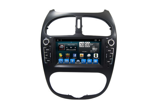 ประเทศจีน Android Car FM AM Radio Receiver Gps Navigation System for Peugeot 206 ผู้ผลิต