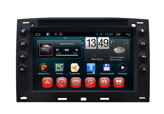 ประเทศจีน Renault Megane ระบบนำทาง GPS สำหรับรถยนต์ Android OS เครื่องเล่น DVD AM FM Tuner USB ผู้ผลิต