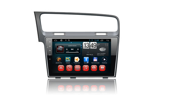 ประเทศจีน 10 Inch Touch Screen Android 4.4 Gps Radio , Vw Golf 7 Gps Navigation System ผู้ผลิต
