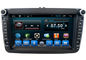 Black Volkswagen Deckless 8 Inch Car GPS Navigation Android AST - 8087 ผู้ผลิต