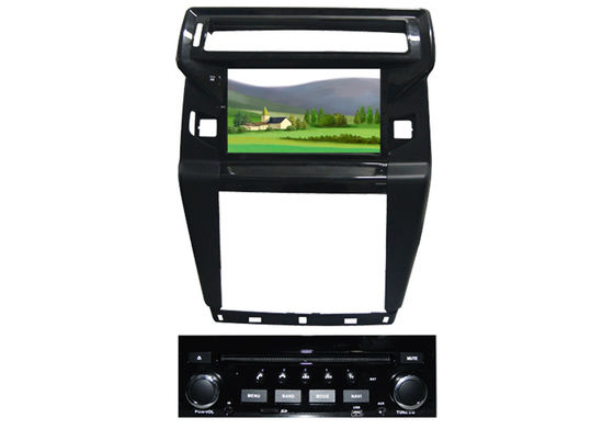 Double Din Citroen เครื่องเล่นดีวีดี C-Quatre ระบบนำทาง GPS ของ iPod GPS พร้อมระบบควบคุมพวงมาลัย ผู้ผลิต